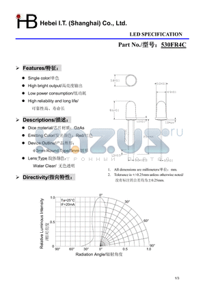 530FR4C datasheet - LED