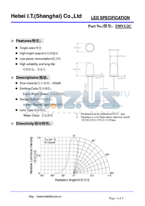 530VG2C datasheet - LED