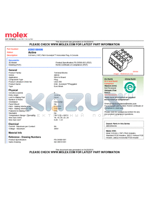 395100006 datasheet - 3.81mm (.150