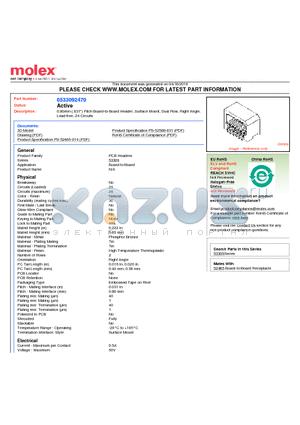 53309-2470 datasheet - 0.80mm (.031