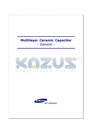 CL10C100JB8NNNC datasheet - Multilayer Ceramic Capacitor - General