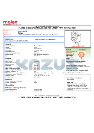 395232012 datasheet - 5.00mm (.197