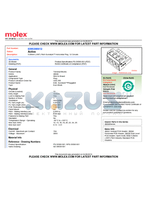 395300012 datasheet - 5.08mm (.200