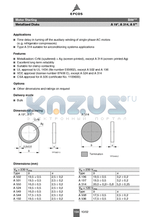 B59192A0120A020 datasheet - Motor Starting