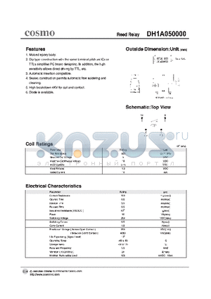 DH1A050000 datasheet - REED RELAY