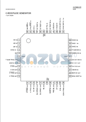 CX7969 datasheet - C-MOS PULSE GENERATOR