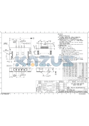 53780-0570 datasheet - 1.25 W/B CONN WAFER ASSY FOR SMT