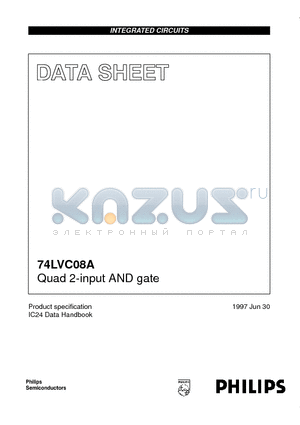 74LVC08A datasheet - Quad 2-input AND gate