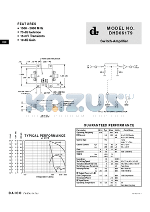 DHD06179 datasheet - Switch-Amplifier