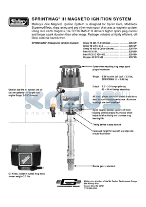 53SERIES datasheet - MAGNETO IGNITION SYSTEM