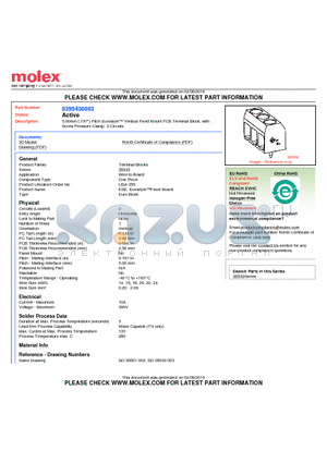 395430003 datasheet - 5.00mm (.197