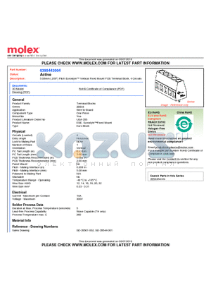 395443004 datasheet - 5.08mm (.200