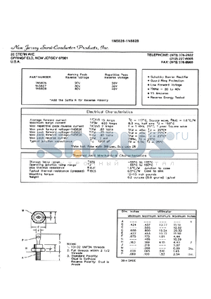 1N5827 datasheet - 10-32 UNF3A threads