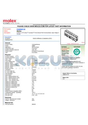 39960-0105 datasheet - 8.00mm (.315