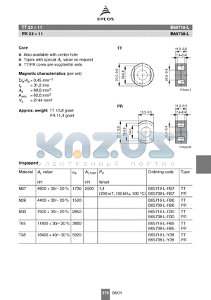 B65716-L-R26 datasheet - PR 23  11