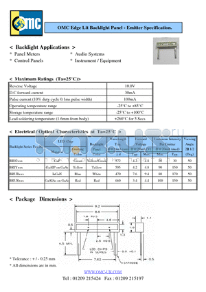 BRIYS3604TE datasheet - LED Backlights