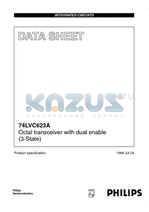 74LVC623A datasheet - Octal transceiver with dual enable 3-State