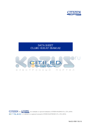 CLL801-0101A7-35AM1A2 datasheet - Applied to the LED package