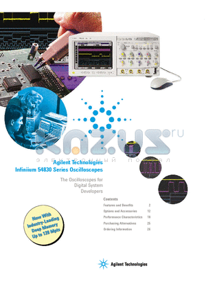 54831 datasheet - Infiniium 54830 Series Oscilloscopes