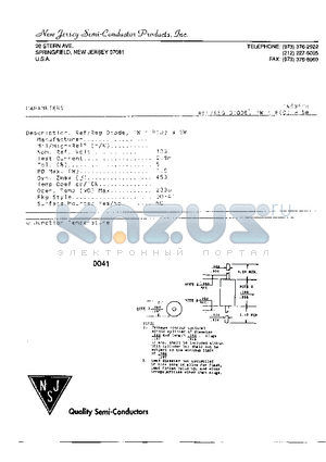 1N5952B datasheet - REF / REG DIODE, 1W <P(D) s 5W