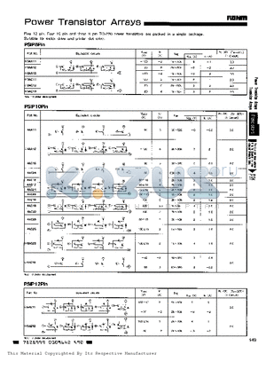 3AC12 datasheet - Power Transistor Arrays