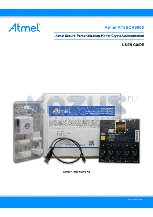 AT88CK9000 datasheet - Atmel Secure Personalization Kit for CryptoAuthentication