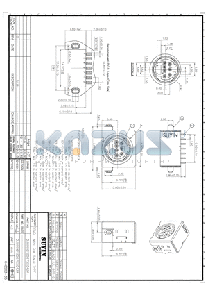 030006FB007S604ZA datasheet - MINI DIM S.M.D TYPE