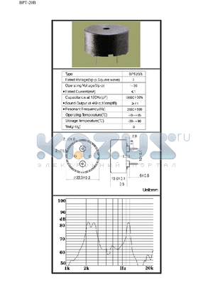 BPT-20B datasheet - BPT-20B