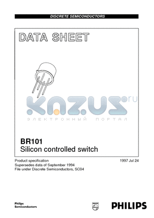 BR101 datasheet - Silicon controlled switch