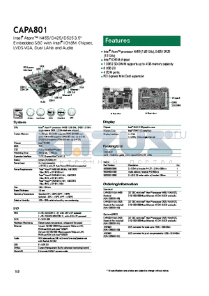 CAPA801 datasheet - PCI Express Mini Card expansion