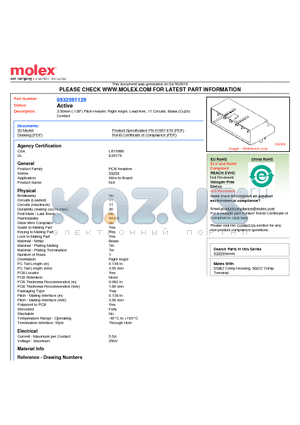 53259-1129 datasheet - 3.50mm (.138