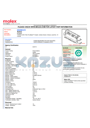 53398-1371 datasheet - 1.25mm (.049