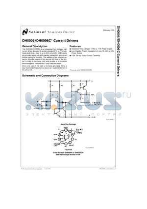 DH0006H datasheet - Current Drivers