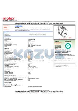 395430004 datasheet - 5.00mm (.197