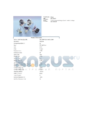 54121 datasheet - 75 watt, tugsten halogen, low to medium voltage with reflector