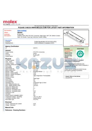 54132-4562 datasheet - 0.50mm (.020