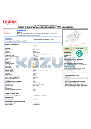 399400608 datasheet - 5.08mm (.200