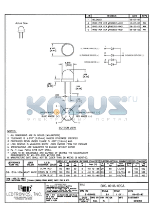 DIS-1018-105A datasheet - DIS-1018-105A