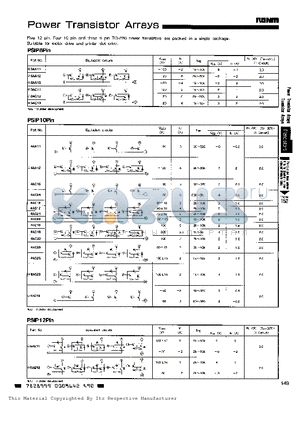 3AA11 datasheet - Power Transistor Arrays
