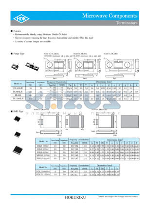 DL-1001L datasheet - Microwave Components