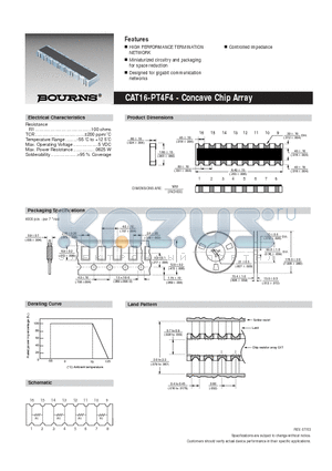 CAT16-PT4F4 datasheet - CAT16-PT4F4 - Concave Chip Array