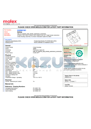 0309681081 datasheet - 2.54mm (.100