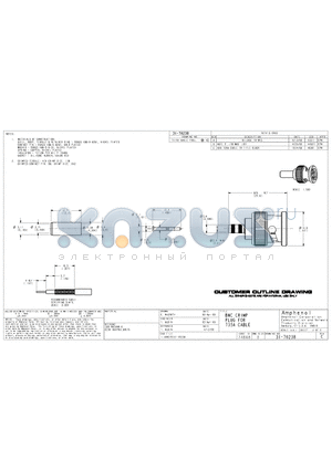 031-70238 datasheet - BNC CRIMP PLUG FOR 735A CABLE