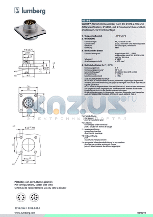 0318-2 datasheet - Temperaturbereich