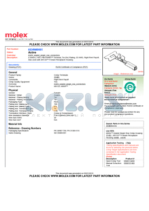 0334680001 datasheet - 2.54mm (.100