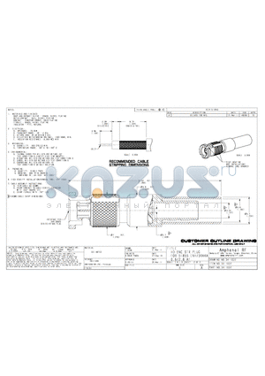 034-1037 datasheet - HD-BNC STR PLUG FOR BI855 ENH/DRAKA 0.6 / 2.8 AF