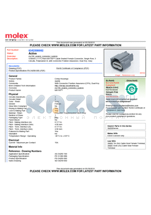 0342500002 datasheet - 4.50mm (.177