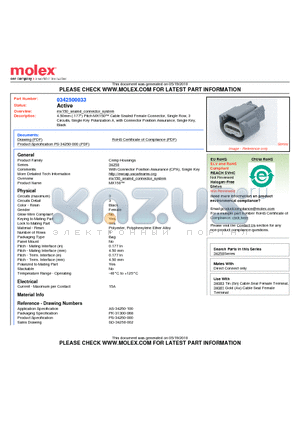 0342500033 datasheet - 4.50mm (.177