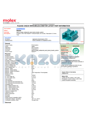 0346909203 datasheet - 2.54mm (.100