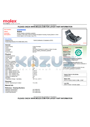 0345660803 datasheet - 2.54mm (.100